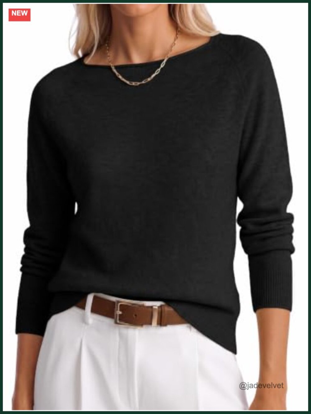ANRABESS Women's Long Sleeve Rolled Neck Lightweight Sweater Top